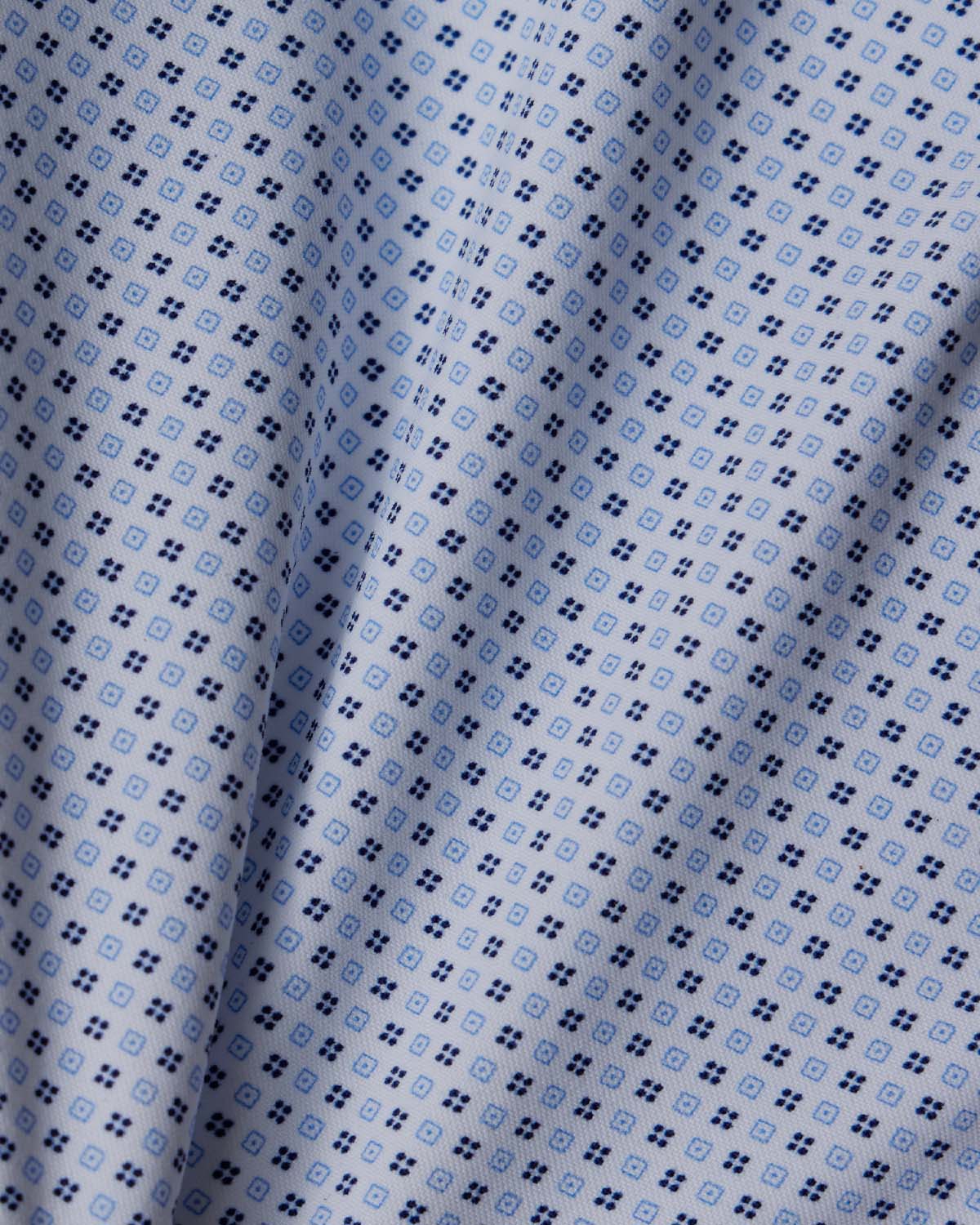 Ultra Comfort Blue Medallion Printed Shirt - Image 4