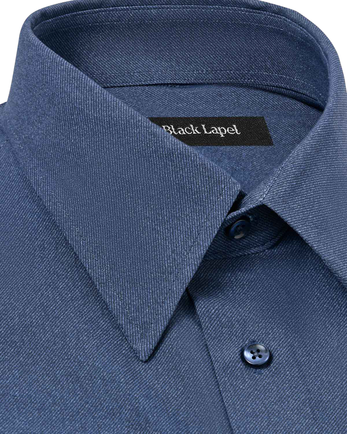 Ultra Comfort Navy Twill Dress Shirt - Image 2