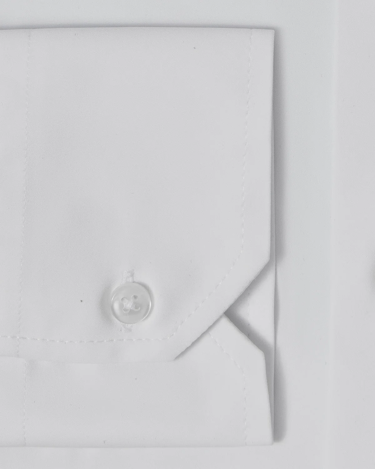Ultra Comfort White Dress Shirt - Image 3