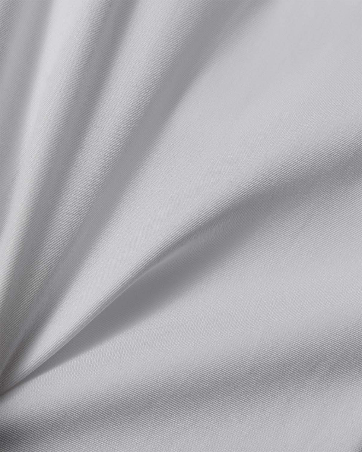 White Fine Twill Dress Shirt - Image 4