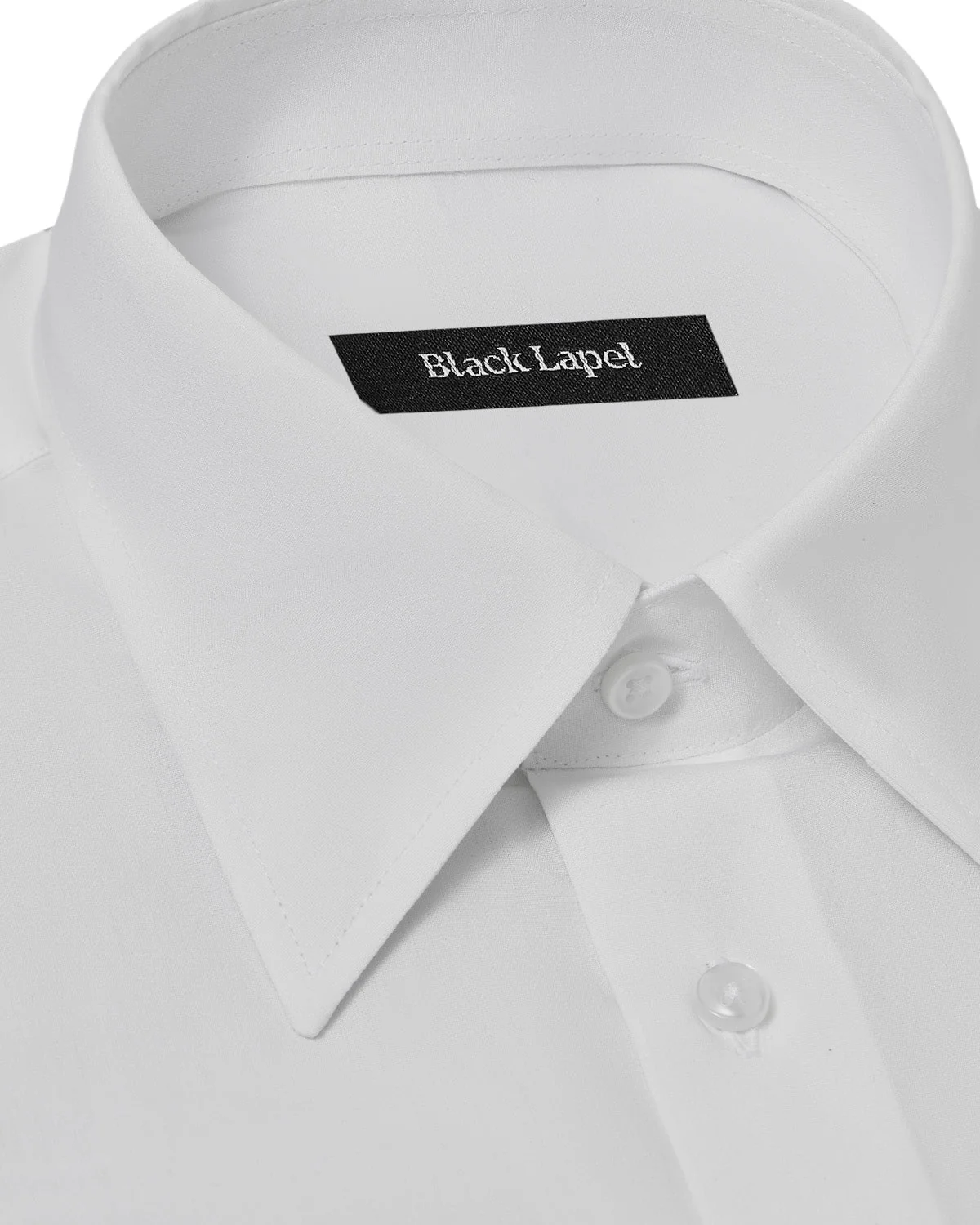 White Poplin Dress Shirt - Image 2