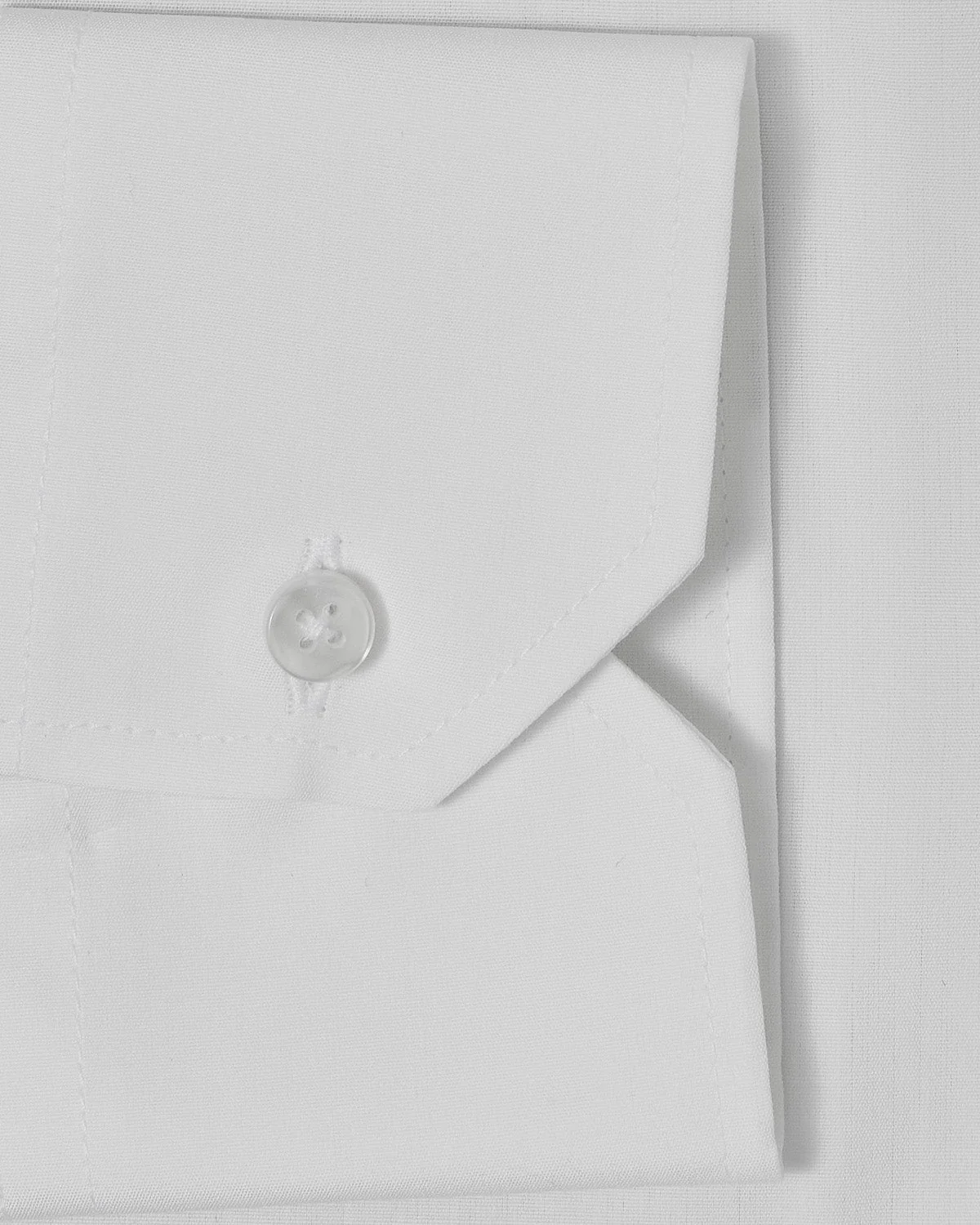 White Poplin Dress Shirt - Image 3