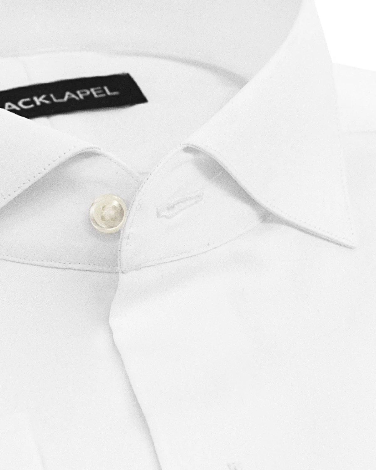 White Wing Collar Tuxedo Shirt - Image 3